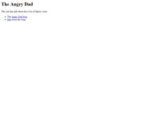Tablet Screenshot of angry-dad.com